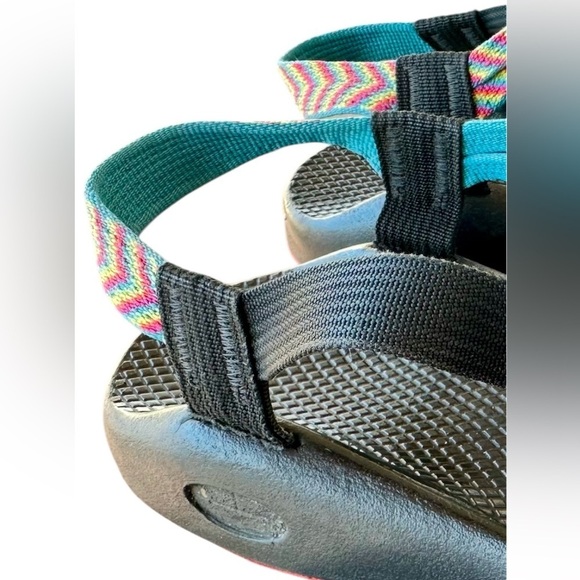 Chaco Z Cloud X2 Yampa Fiesta Rainbow Strappy Athletic Sandals Shoes, Sz W11 - Picture 7 of 8
